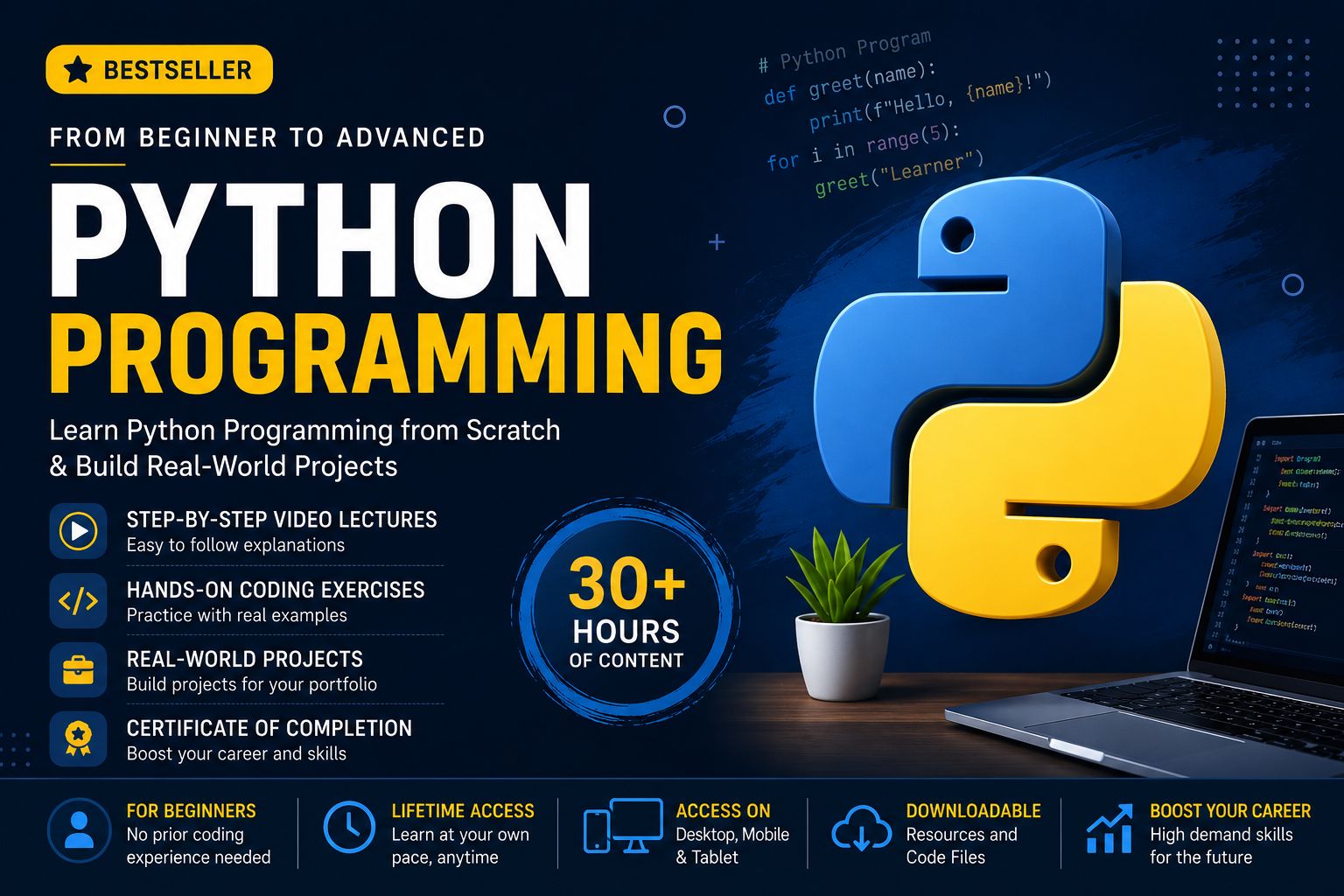 Python Programming: From Fundamentals to Object-Oriented Mastery